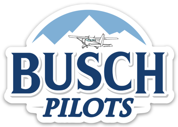 Busch Pilot Sticker